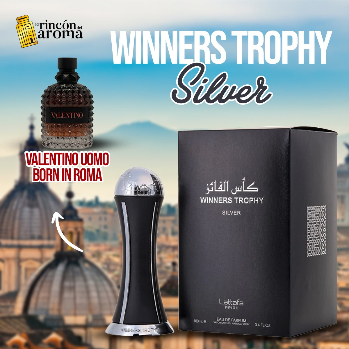 Lattafa Winners Trophy Silver