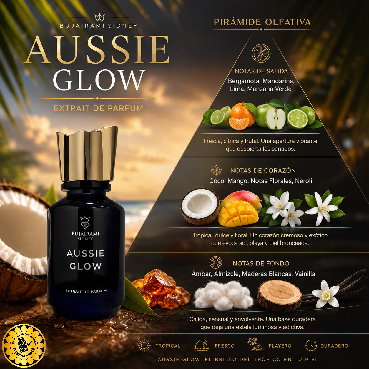 Bujairami Aussie Glow Niche Collection Extrait