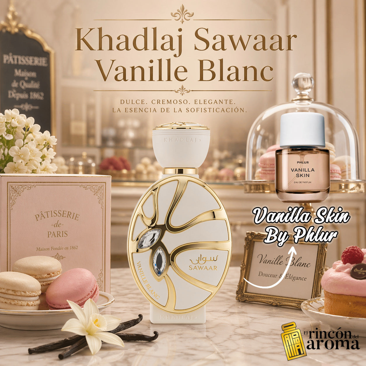 Khadlaj Sawaar Vanille Blanc – El Rincon del Aroma