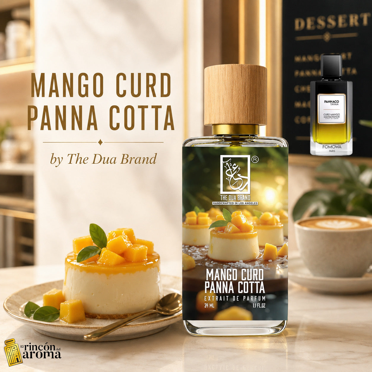 The Dua Brand - Mango Curd Panna cotta