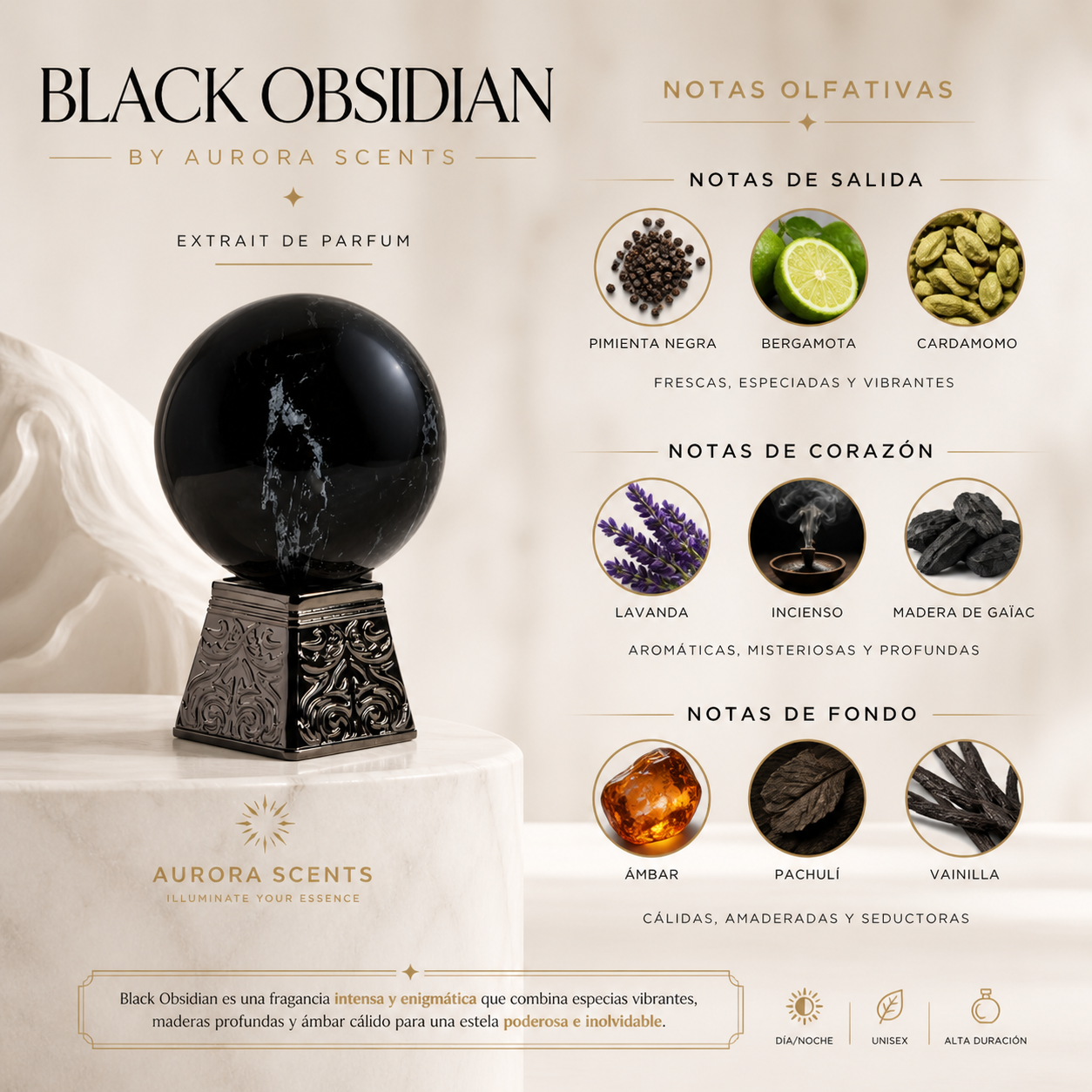Aurora Scents Black Obsidian ( Pre venta )