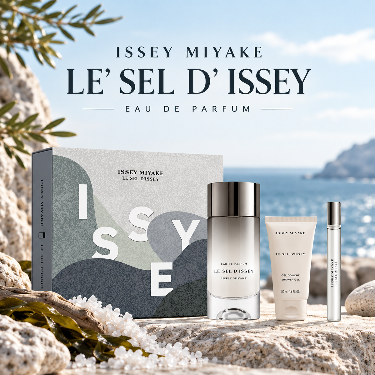 Issey Miyake Le Sel D'issey Edp 3pcs Set